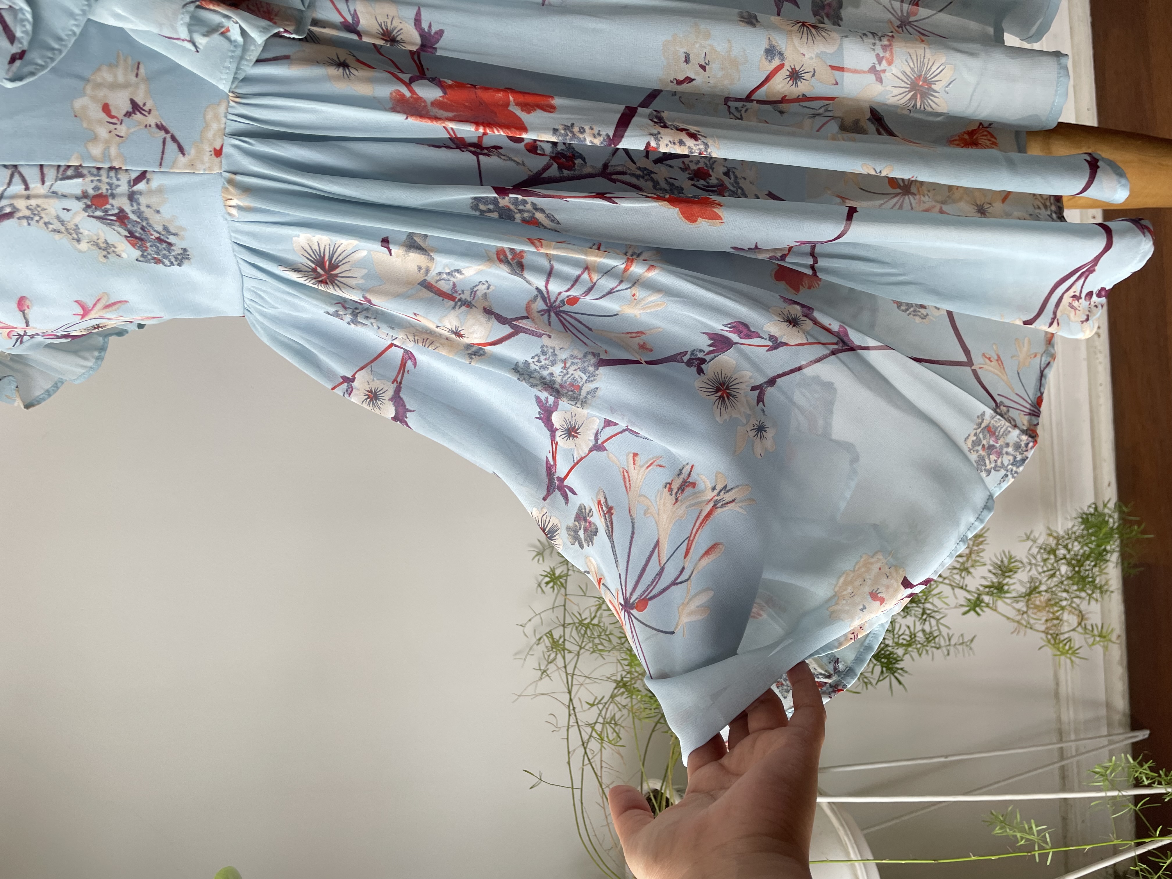 Enterito celeste. Talla: m 5