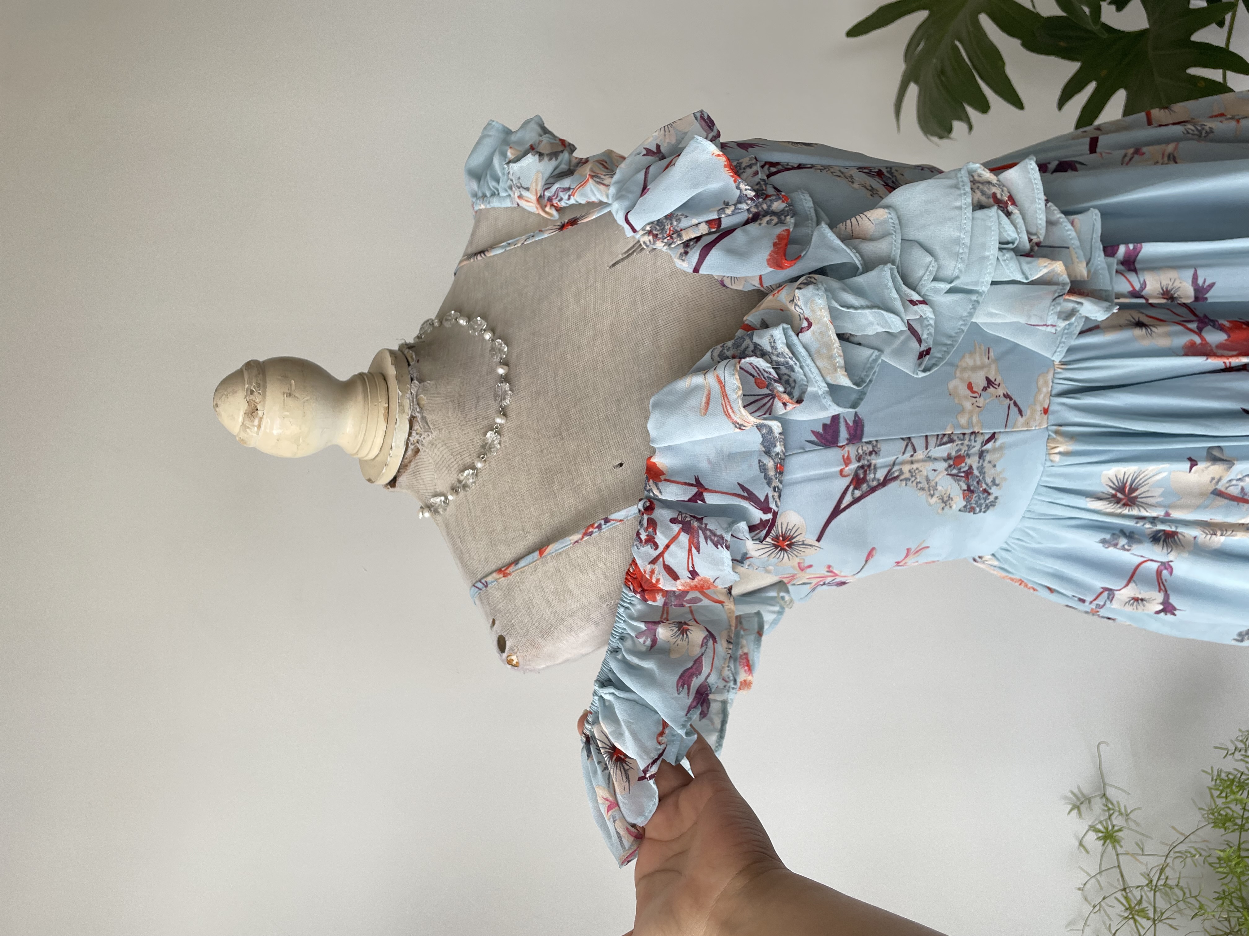 Enterito celeste. Talla: m 2