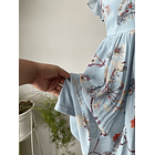 Enterito celeste. Talla: m 7