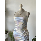 Vestido fiesta pastel. Talla: S 2