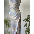 Vestido fiesta pastel. Talla: S 4