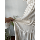 Vestido crema. Talla: S 5