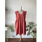 Vestido ladrillo. Talla: XL 1