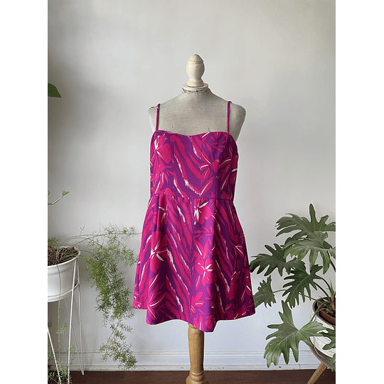 Vestido tropical. Talla: XL chico