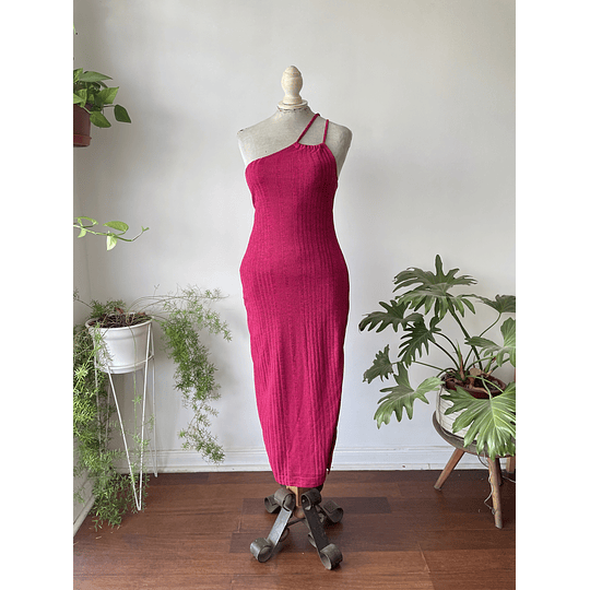 Vestido asimétrico. Talla: S