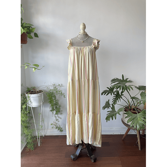 Vestido rayado. Talla. 2XL