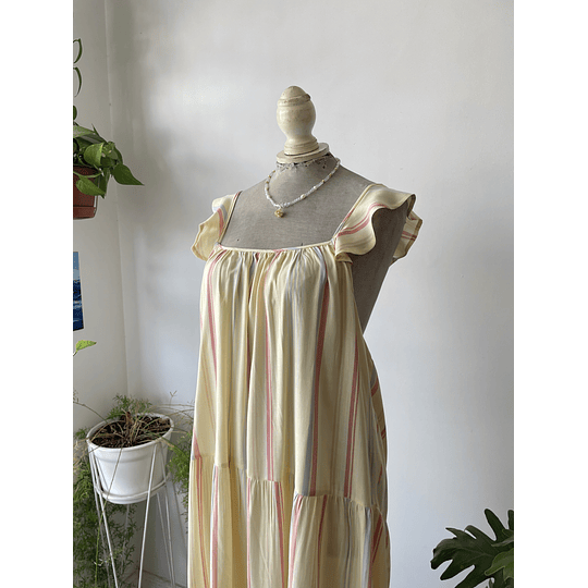 Vestido rayado. Talla. 2XL