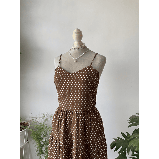 Vestido dot. Talla: M