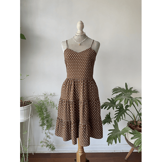 Vestido dot. Talla: M