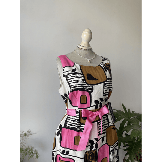 Vestido Lino. Talla: 12 (m)