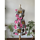 Vestido Lino. Talla: 12 (m) 1