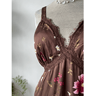 Vestido saten. Talla: M 3