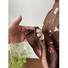 Vestido saten. Talla: M 6