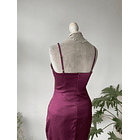 Vestido satén. Talla: 8 (38) 3