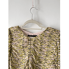 Blusa plisada. Talla: 10 (m) 6