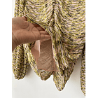 Blusa plisada. Talla: 10 (m) 7