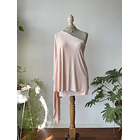 Vestido rosa capa. Talla: 10 (S/M) 1