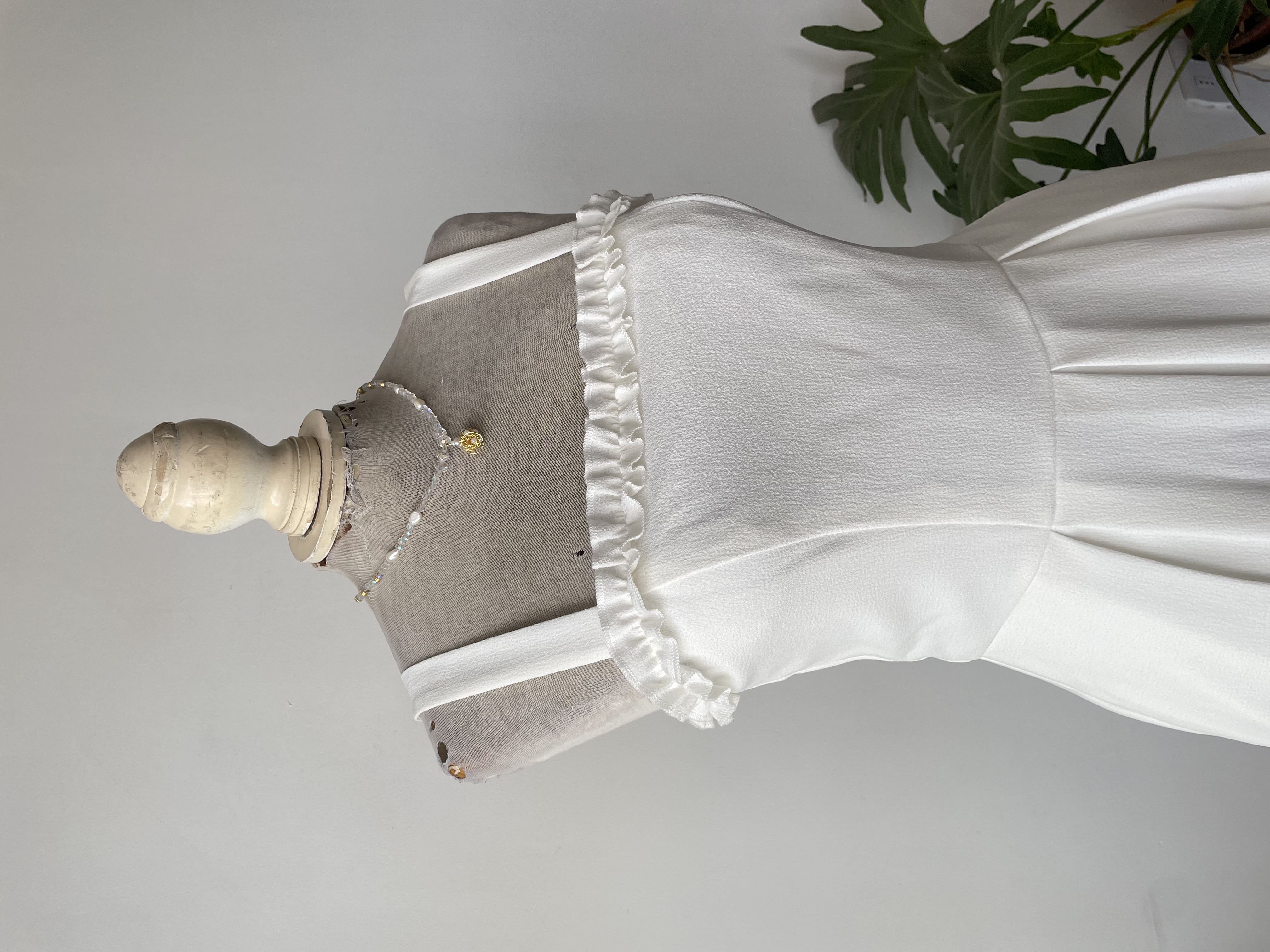 Vestido blanco. Talla: M (38) 7