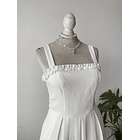 Vestido blanco. Talla: M (38) 7