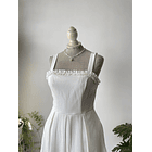 Vestido blanco. Talla: M (38) 2