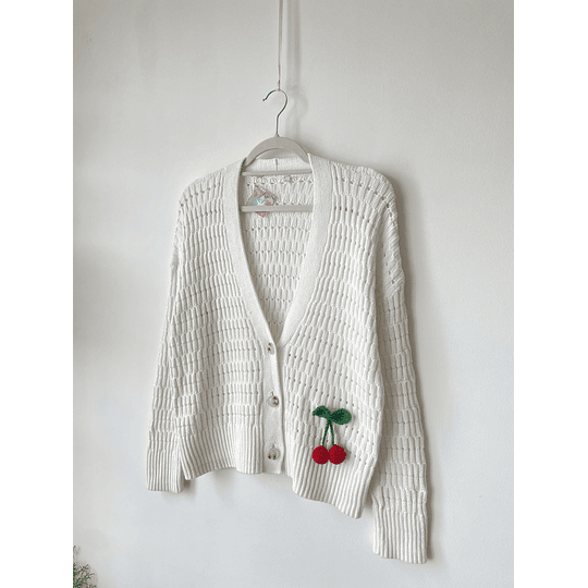 Cardigan guinda. Talla: S/M