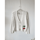 Cardigan guinda. Talla: S/M 2