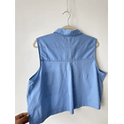 Blusa celeste. Talla: L 3