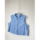 Blusa celeste. Talla: L 2