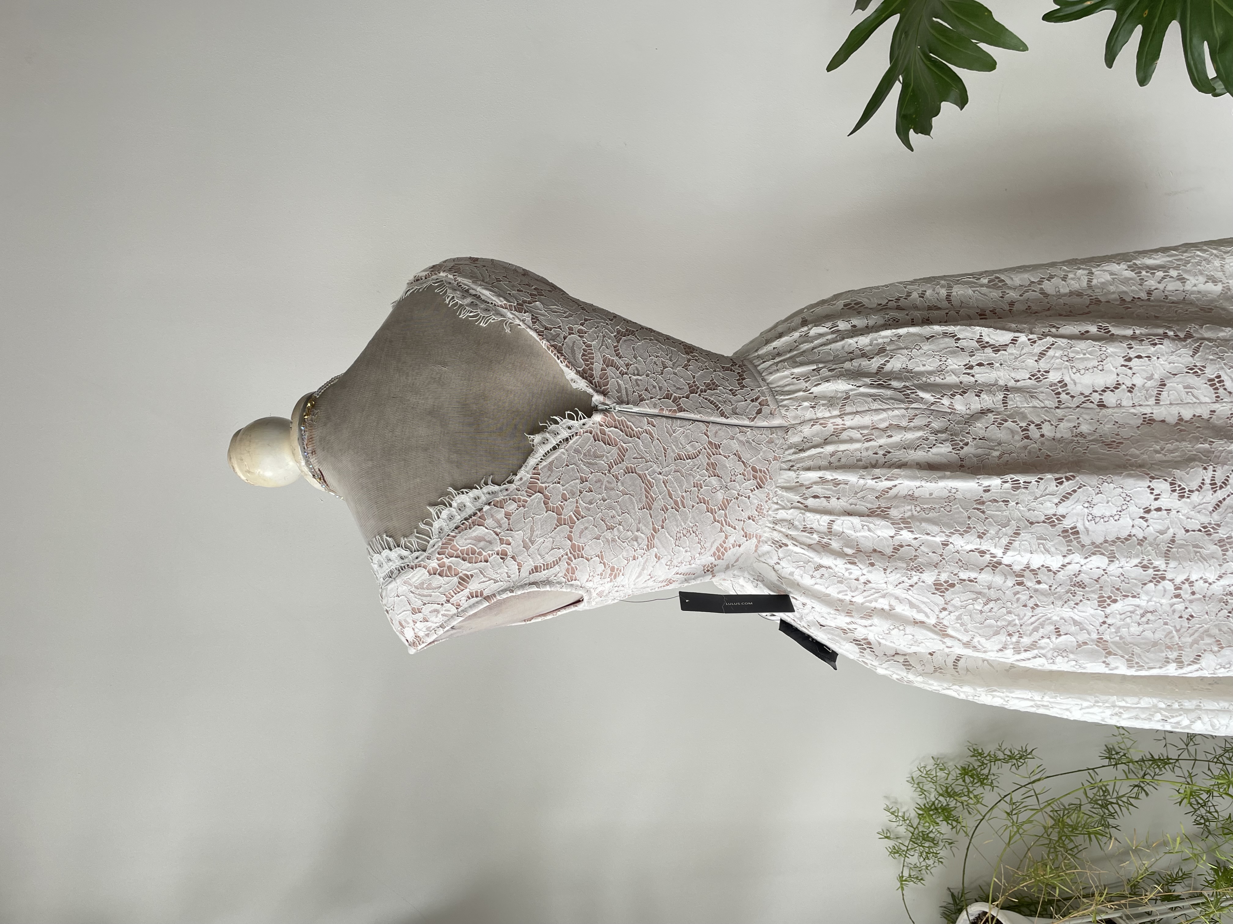 Vestido encaje. Talla: XS 5