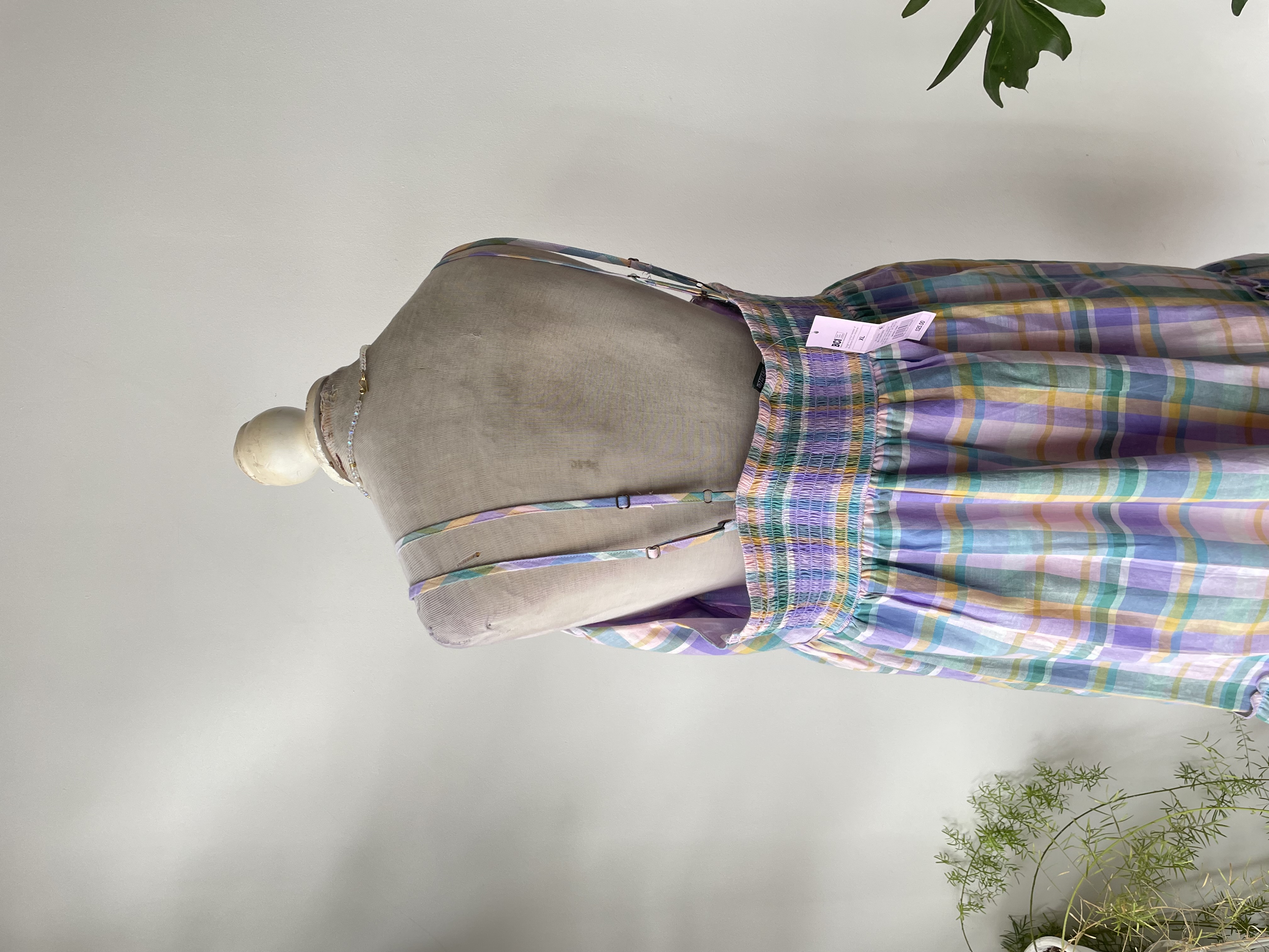 Vestido cuadrillé. Talla: XL 3