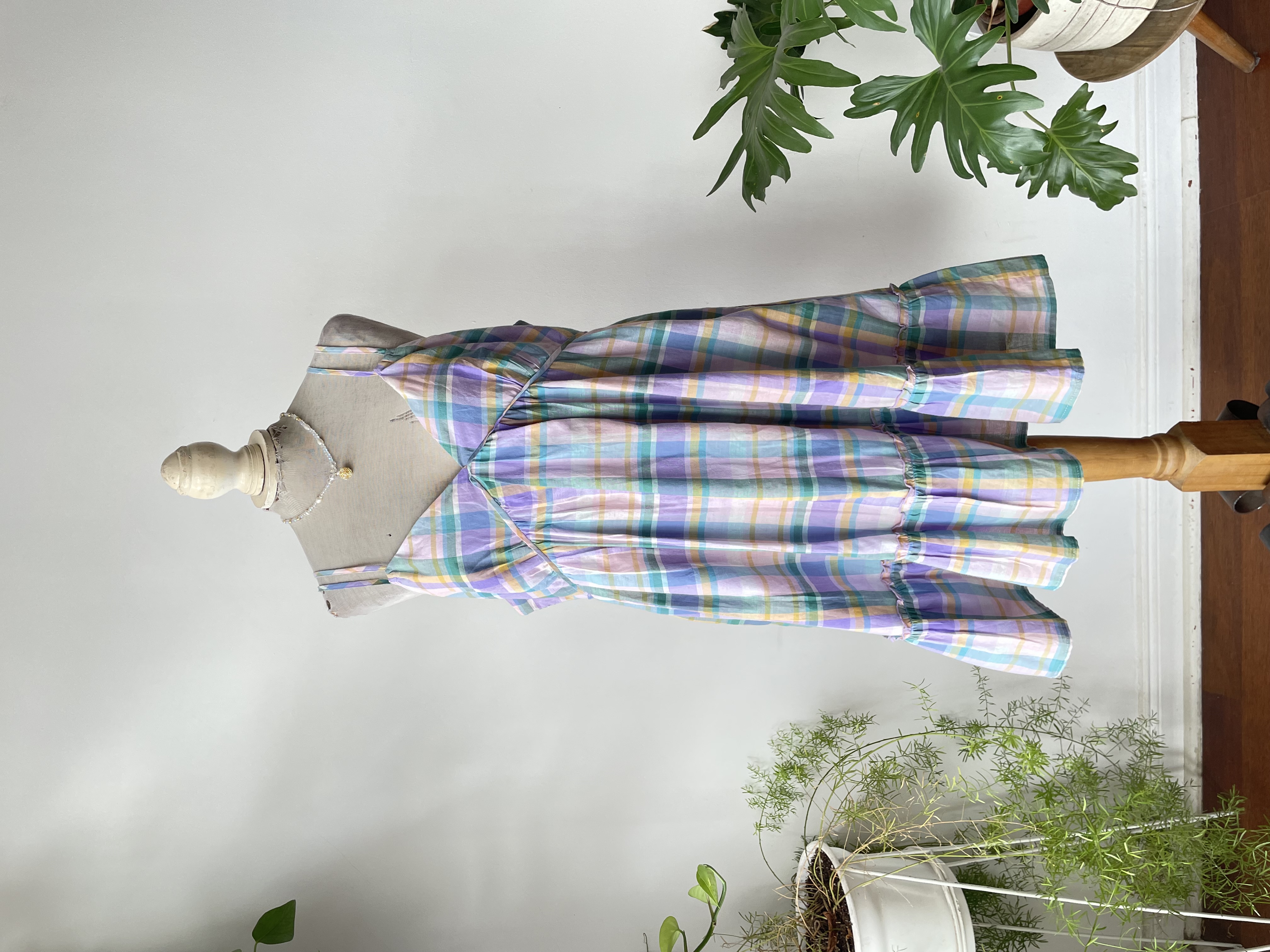 Vestido cuadrillé. Talla: XL 1