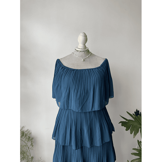 Vestido capas. Talla: L elasticado