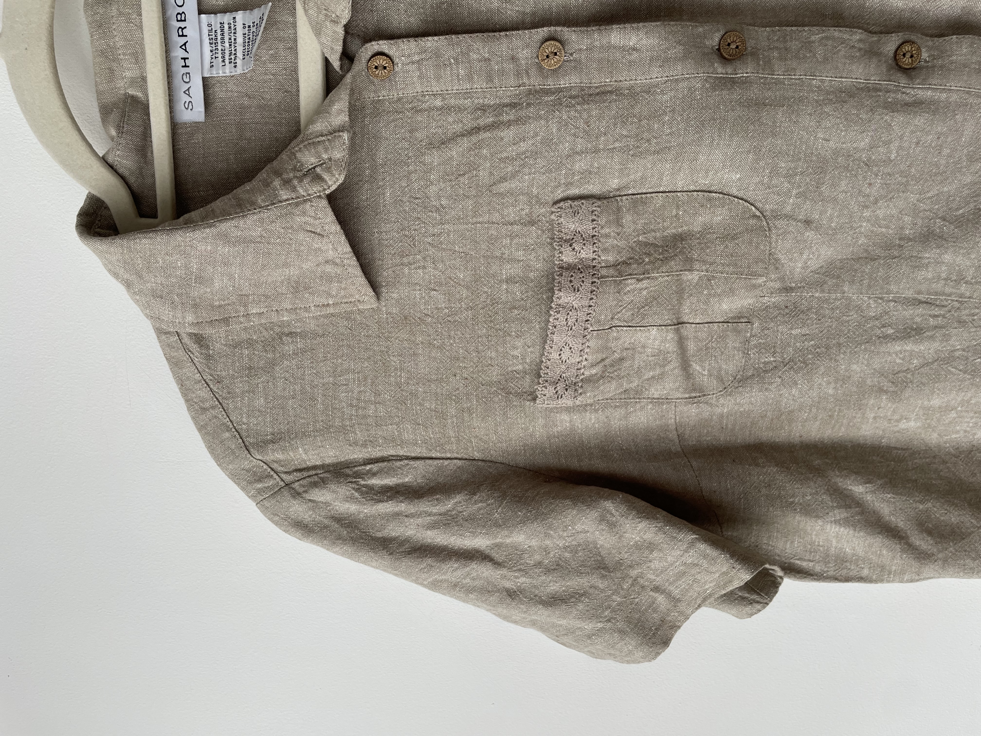 Blusa lino. Talla. M 4