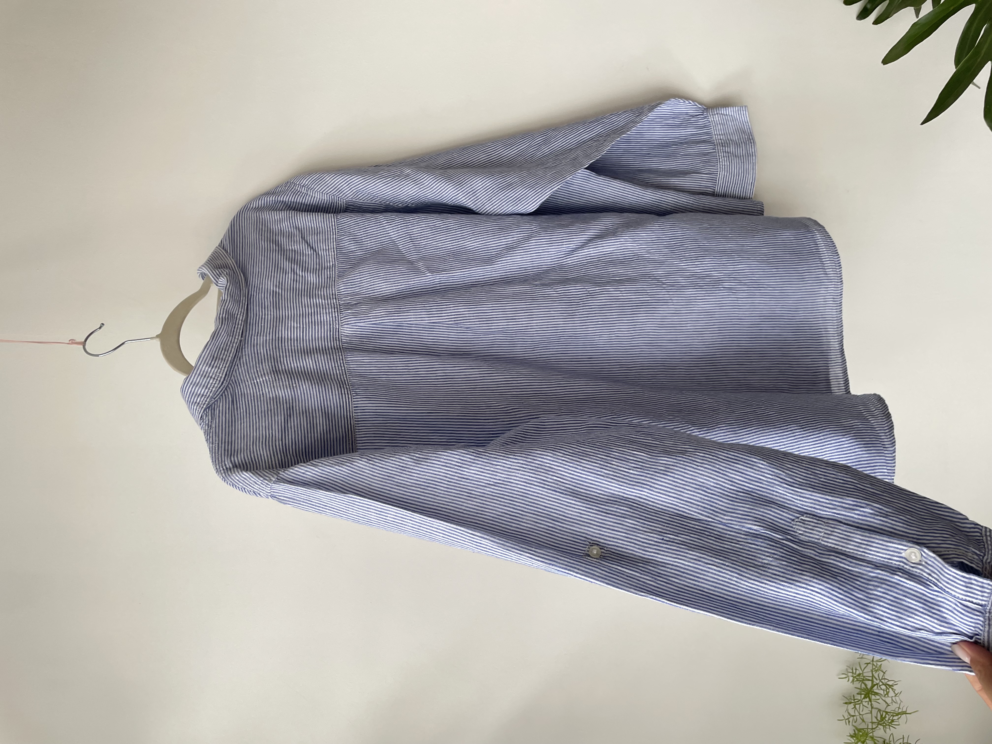 Blusa rayada lino. Talla: 3XL 3