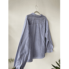 Blusa rayada lino. Talla: 3XL 3