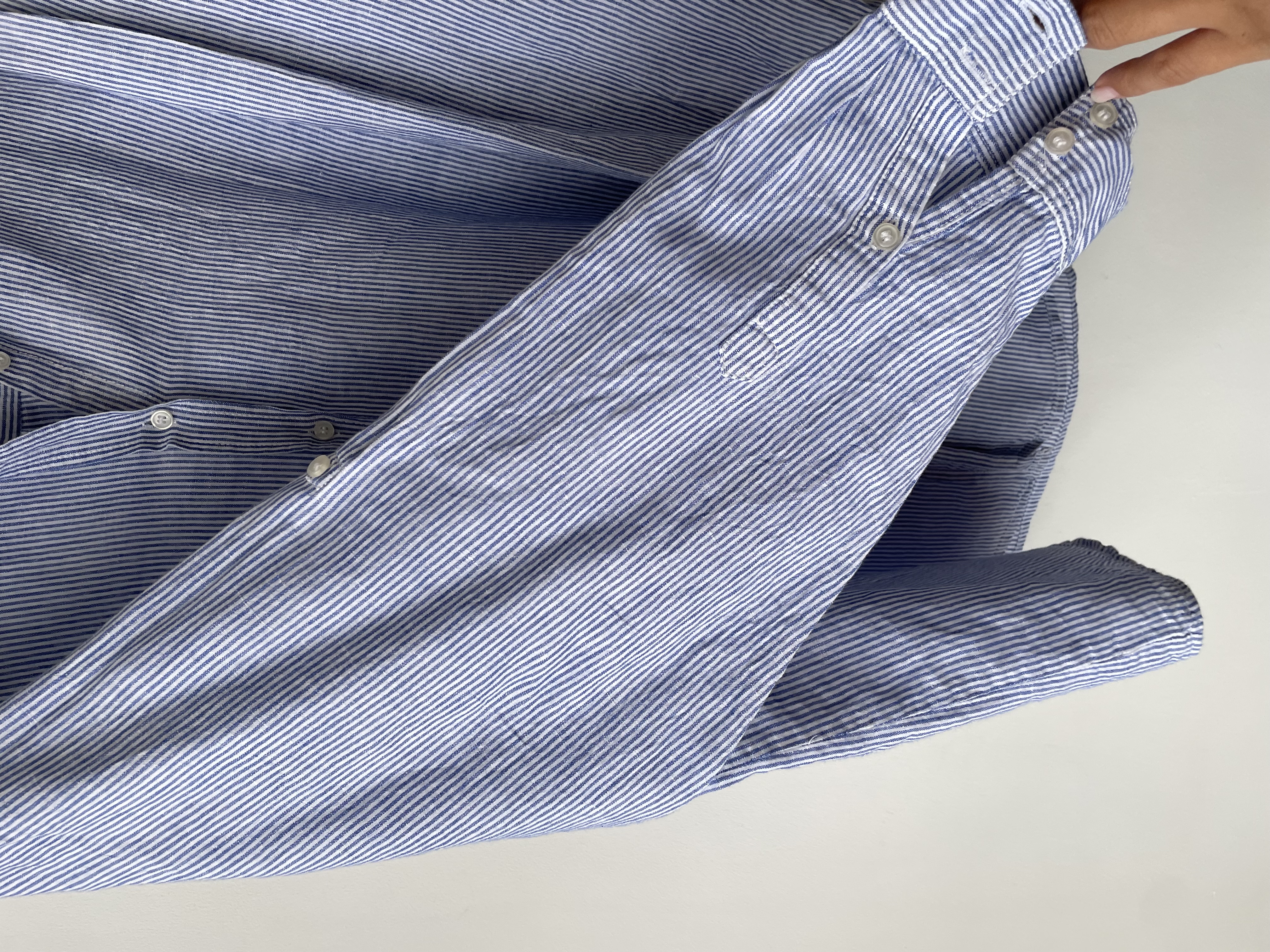 Blusa rayada lino. Talla: 3XL 5