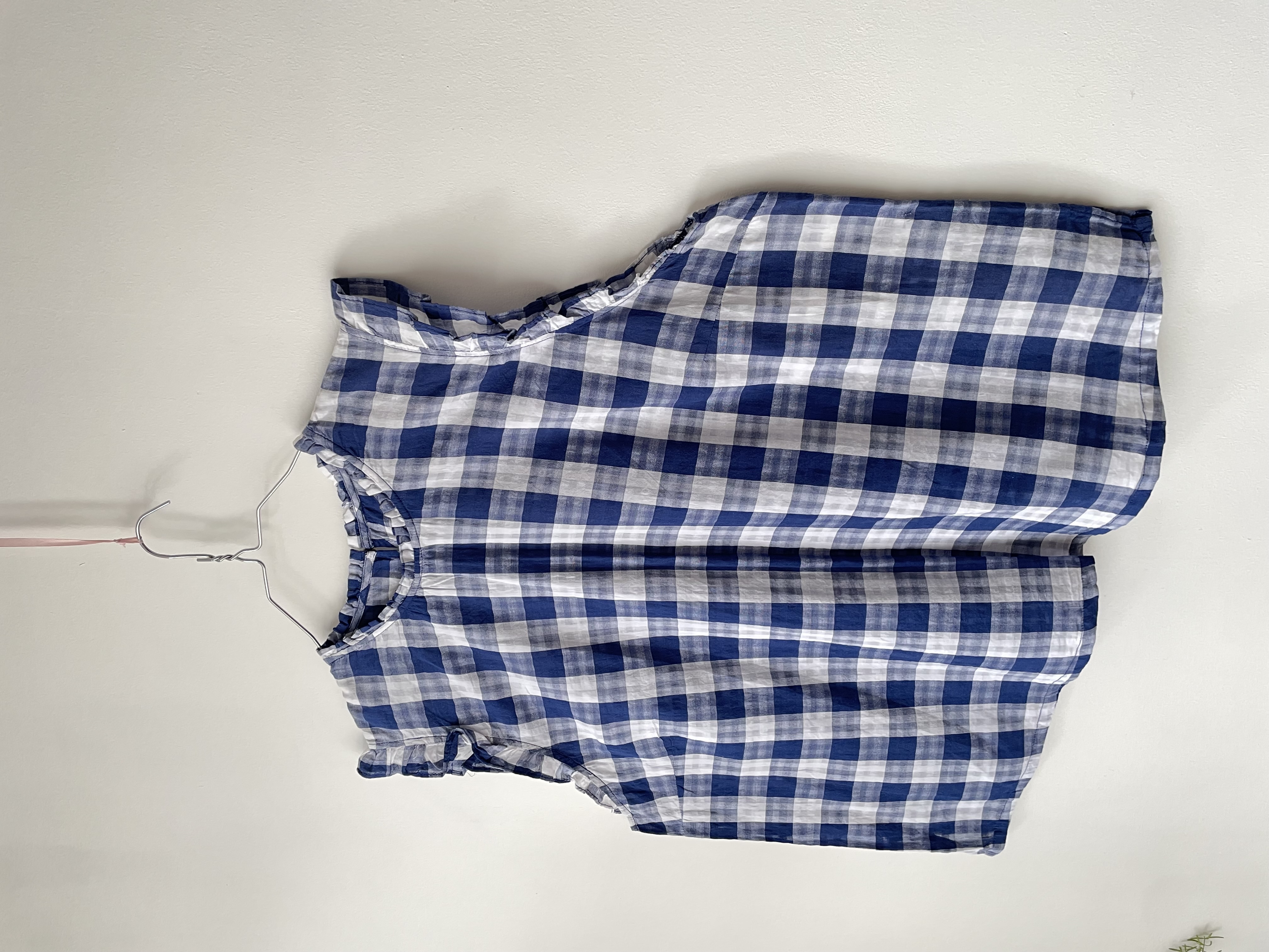 Blusa cuadrillé. Talla: L 2