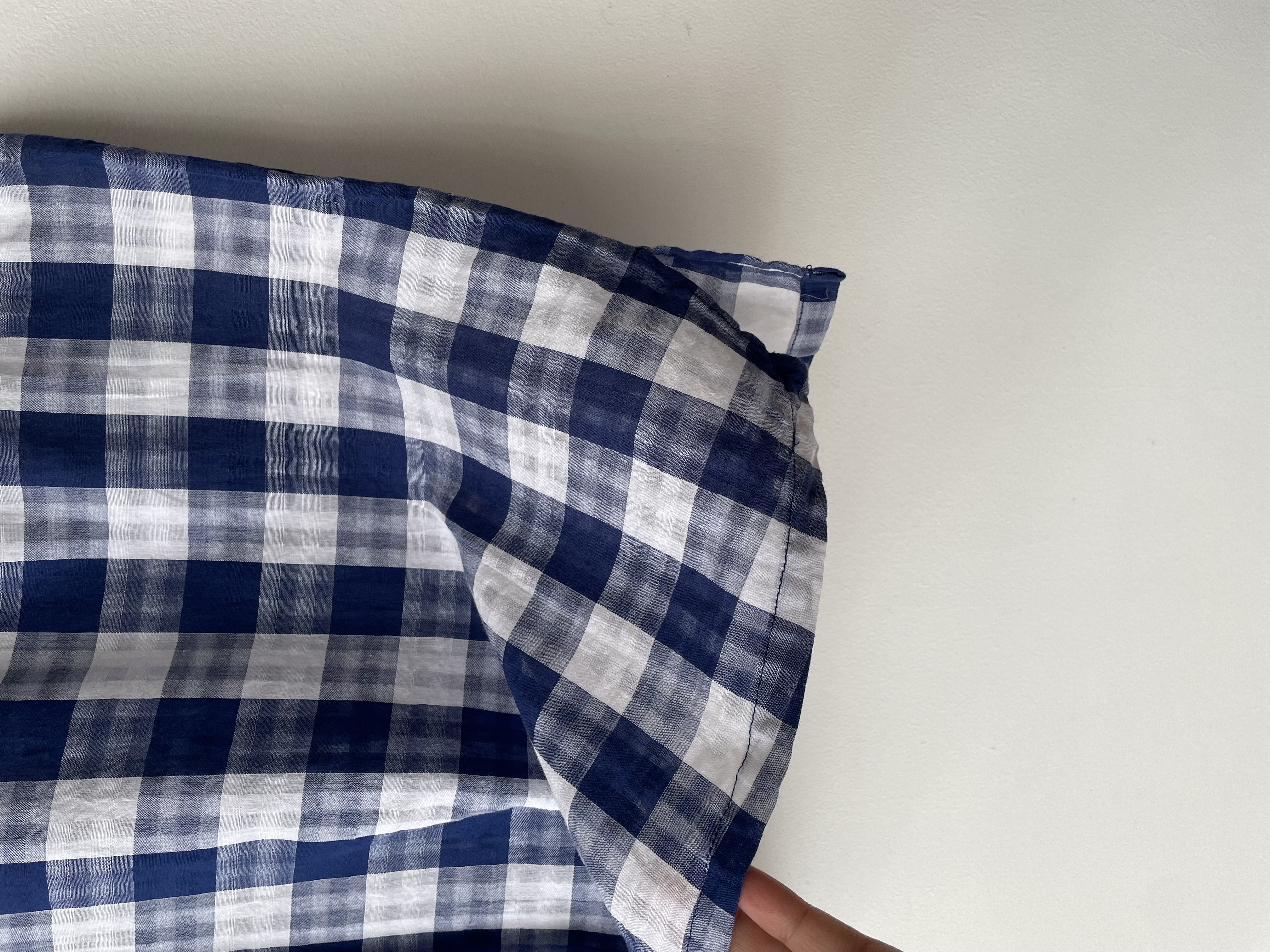 Blusa cuadrillé. Talla: L 4