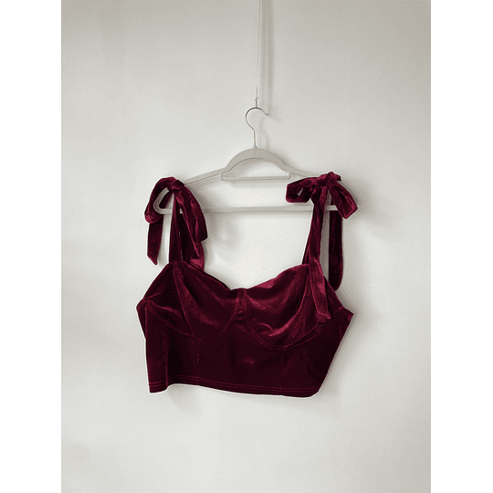 Bralette lazos. Talla: 2XL