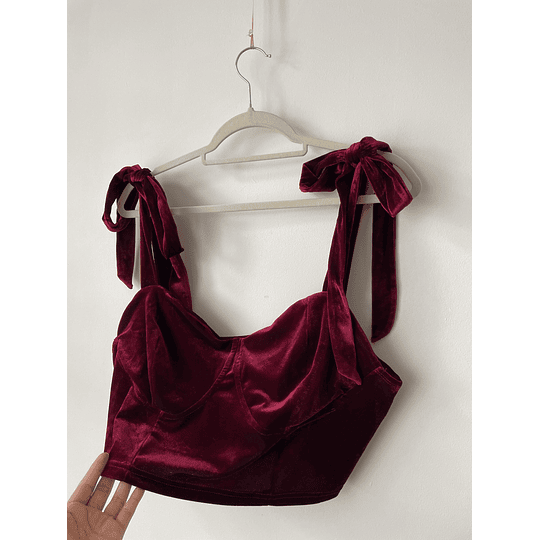 Bralette lazos. Talla: 2XL