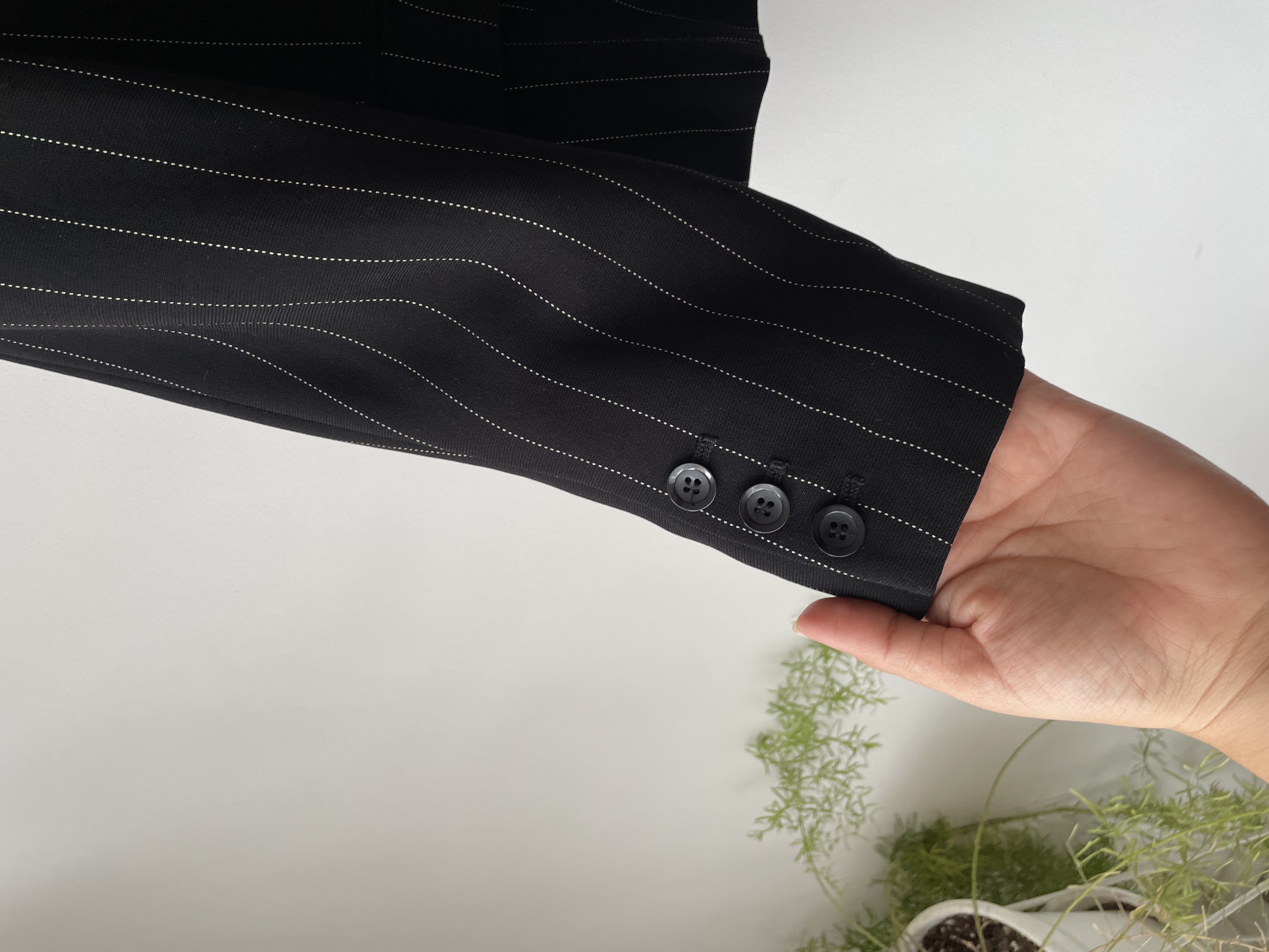 Blazer rayado. Talla: 12 (m/l) 3