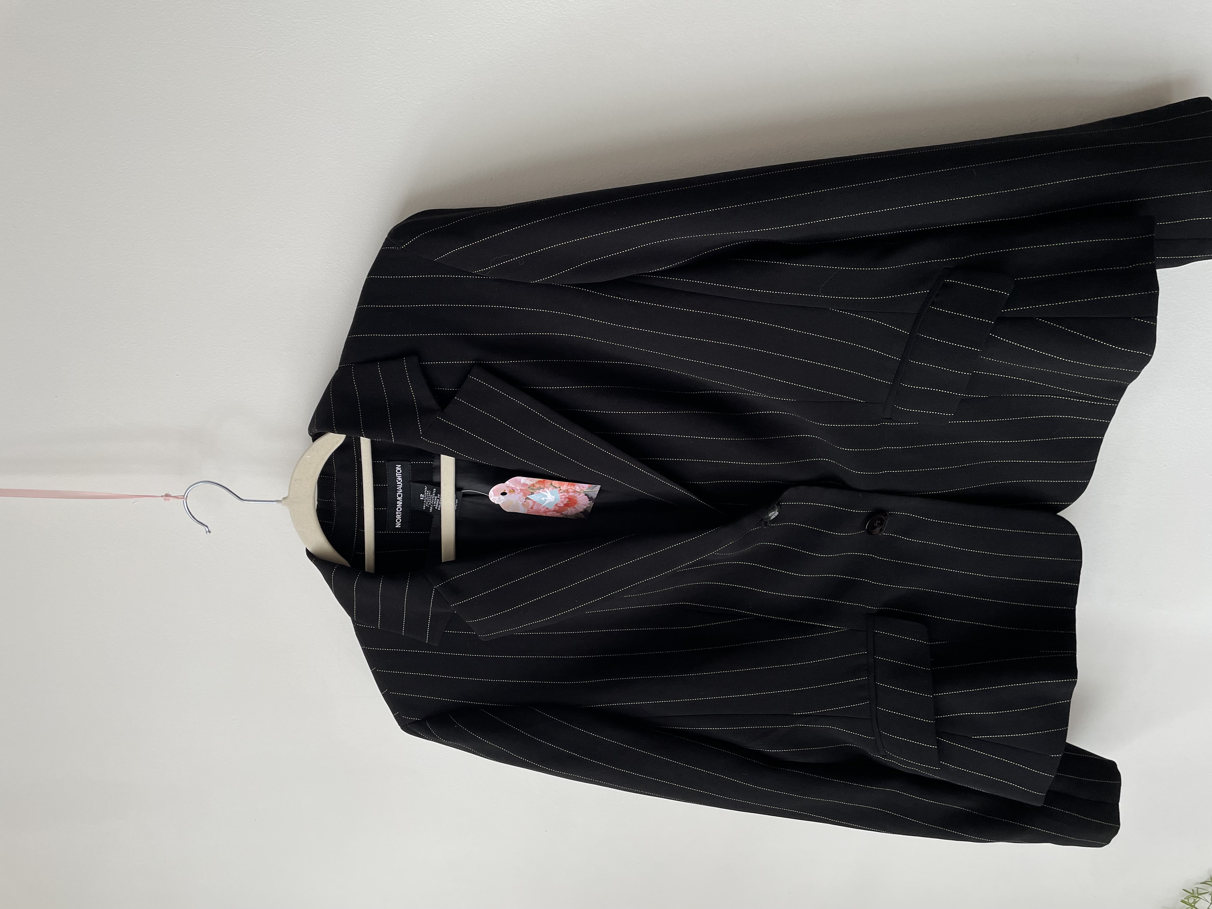 Blazer rayado. Talla: 12 (m/l) 2