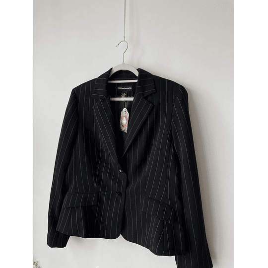 Blazer rayado. Talla: 12 (m/l)