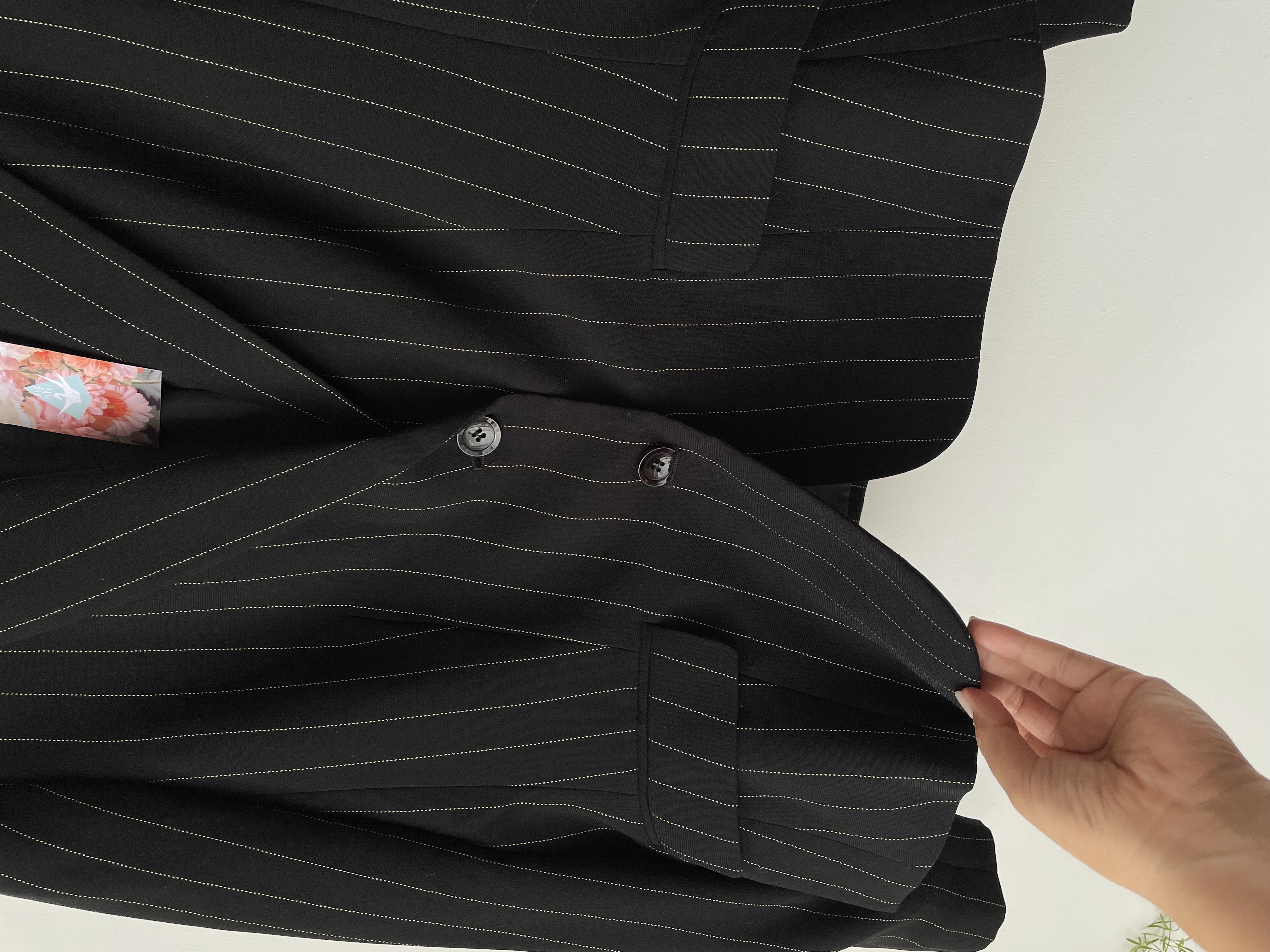 Blazer rayado. Talla: 12 (m/l) 4