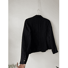 Blazer rayado. Talla: 12 (m/l) 5