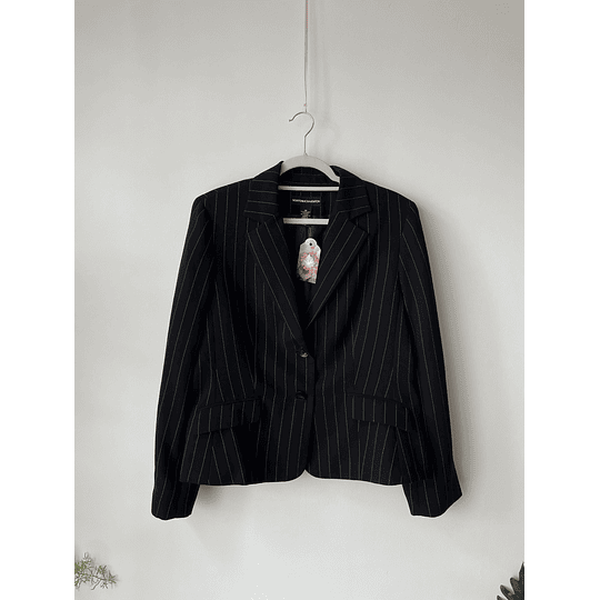 Blazer rayado. Talla: 12 (m/l)