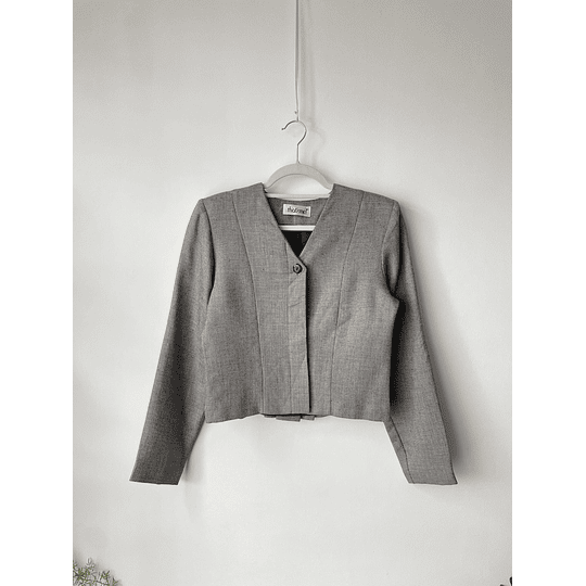 Blazer gris. Talla: s