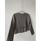 Blazer gris. Talla: s 4