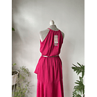 Vestido fucsia. Talla: M elasticado 2