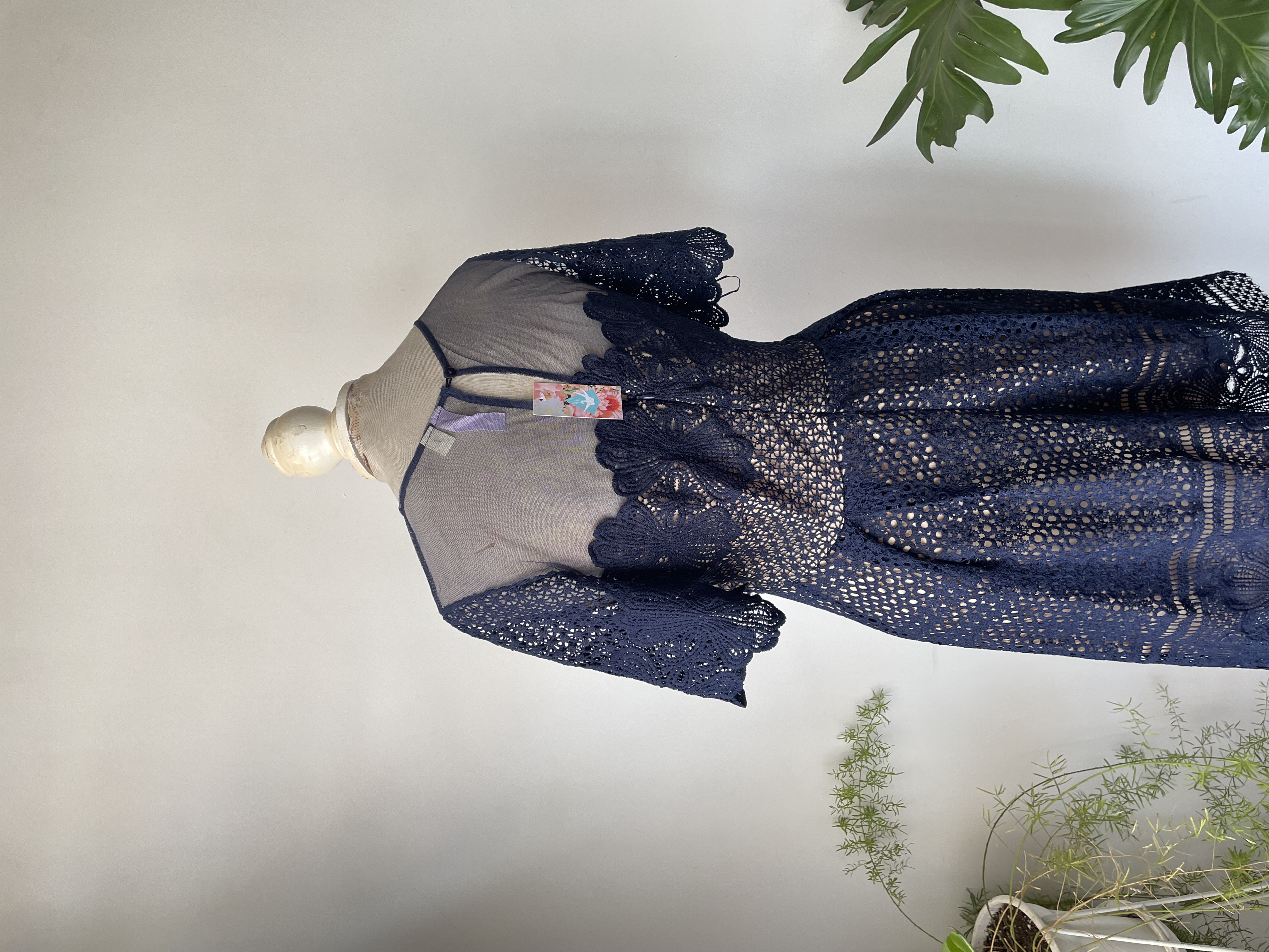 Vestido azul. Talla: M  2